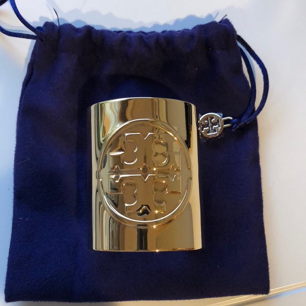 Gold Tory Burch Cuff Bracelet